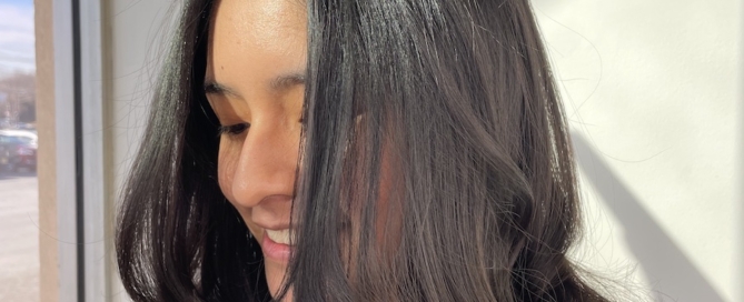 glaze and haircut by panico salon