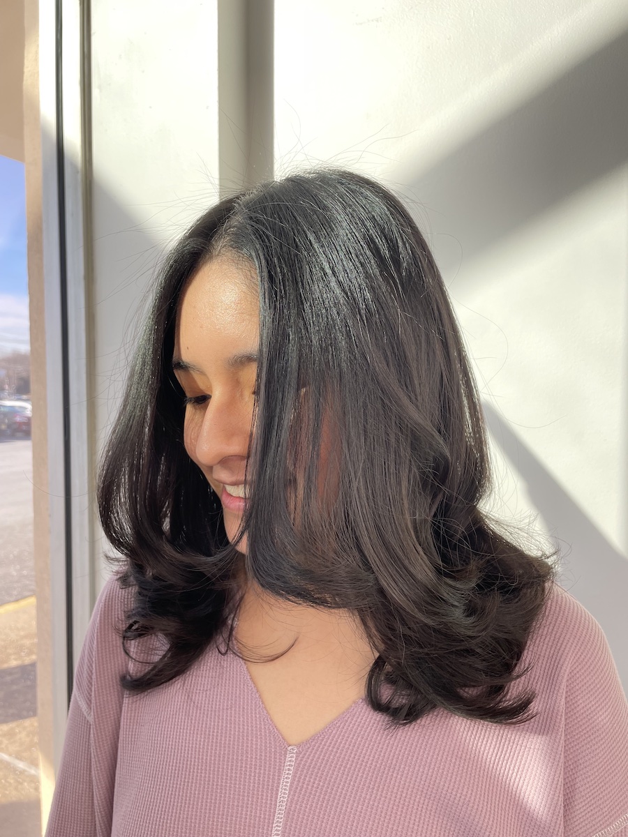 glaze and haircut by panico salon